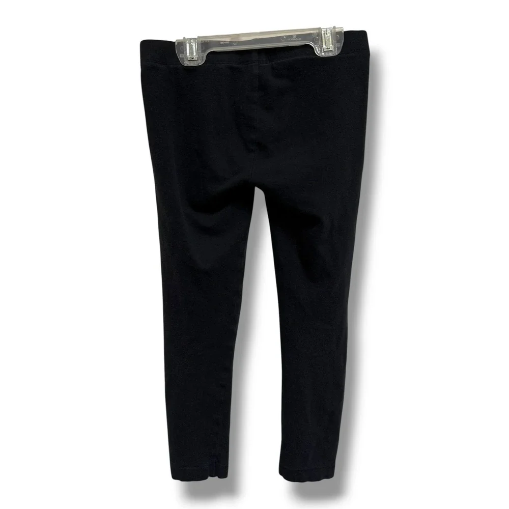 The Children's Place Girls Black Capri Leggings Size M 7/8 Stretch Cotton